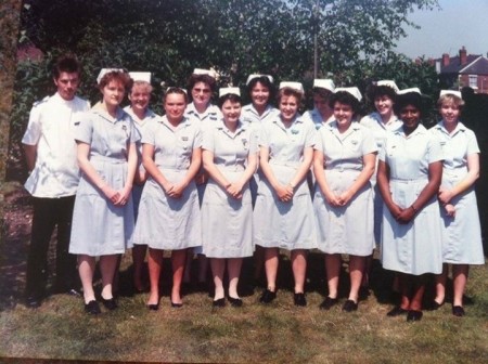 Rita Varman, group picture with nurses.jpeg