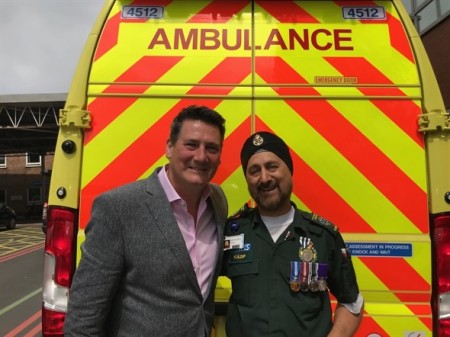 Tony and Kuldip outside an ambulance.jpeg