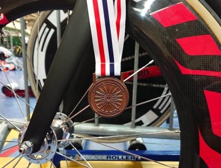 Bronze medal on the wheel